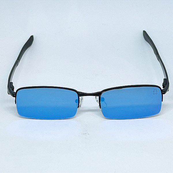 ÓCULOS DE SOL SCOOT - AZUL ESPELHADO C/ PRETO