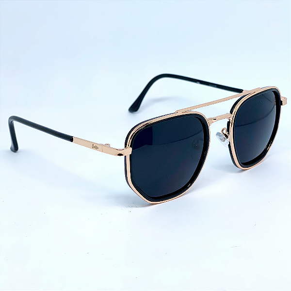 ÓCULOS DE SOL ARIZONA - PRETO COM DOURADO