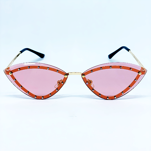 ÓCULOS DE SOL STAR - ROSA C/ DOURADO