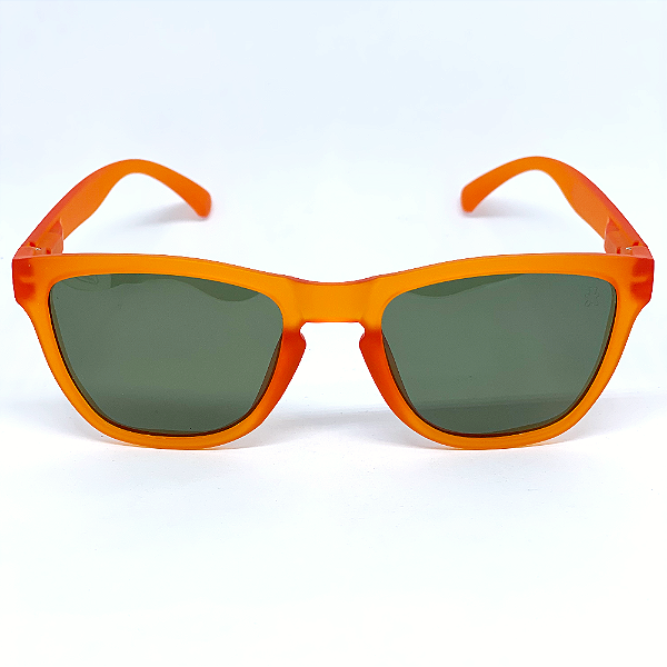 ÓCULOS DE SOL ZOOM POLARIZADO POLARIZADO - LARANJA COM VERDE