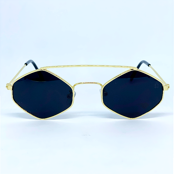 ÓCULOS DE SOL TUANI - PRETO C/ DOURADO