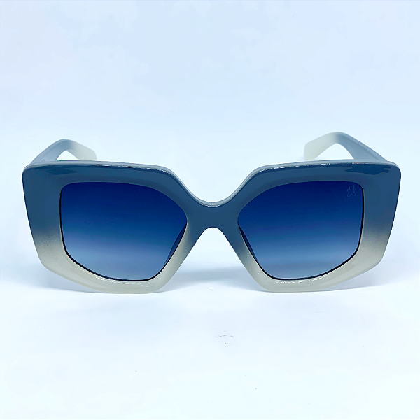 ÓCULOS DE SOL NINA - AZUL C/ BRANCO DEGRADÊ