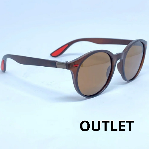 ÓCULOS ITALIA MARROM OUTLET (Pequenas Avarias)