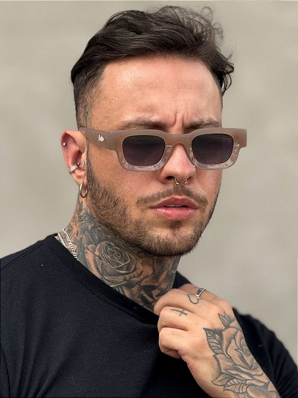 ÓCULOS DE SOL DETROIT - NUDE CLEAR