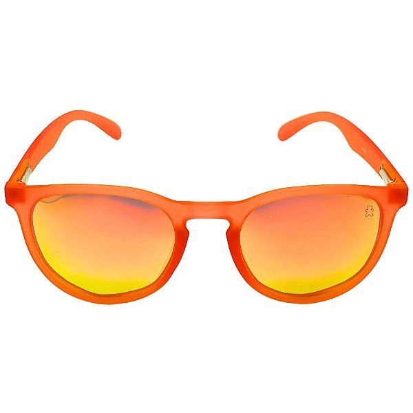 ÓCULOS DE SOL FIESTA POLARIZADO - LARANJA ESPELHADO