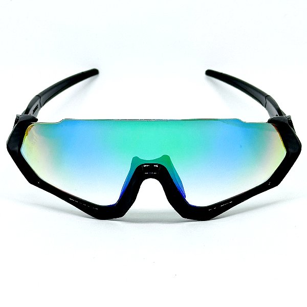 ÓCULOS DE SOL ESPORTIVO SPACE - PRETO COM CAMALEÃO