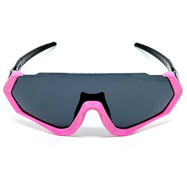 ÓCULOS DE SOL ESPORTIVO SPACE - PRETO COM ROSA