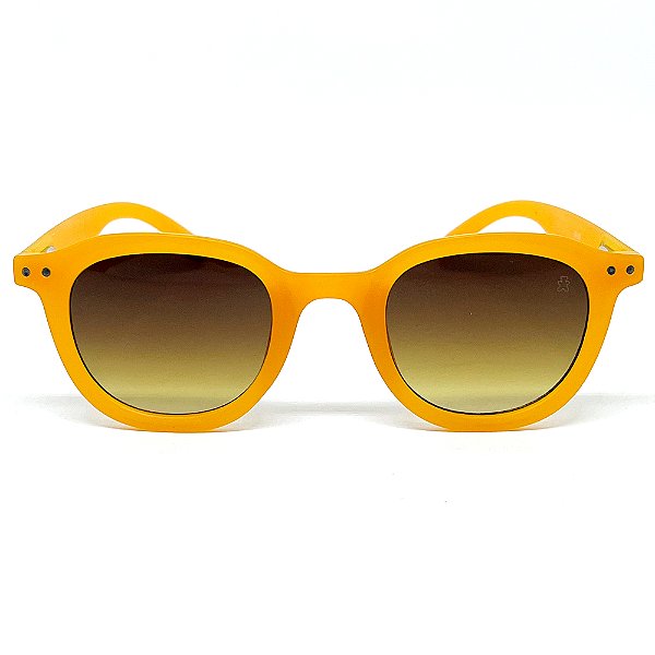 ÓCULOS DE SOL FLY - LARANJA COM MARROM DEGRADÊ