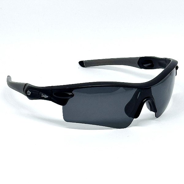 ÓCULOS DE SOL ESPORTIVO FAST - PRETO (Polarizado)
