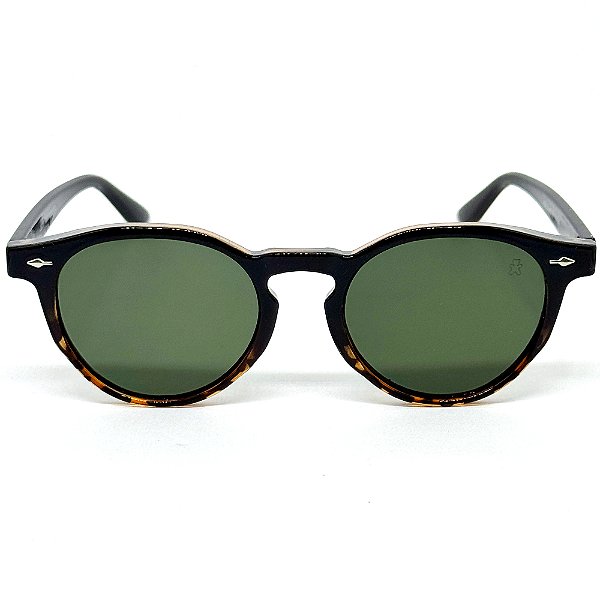 ÓCULOS DE SOL MALIBU 2.0 - ANIMAL PRINT COM VERDE