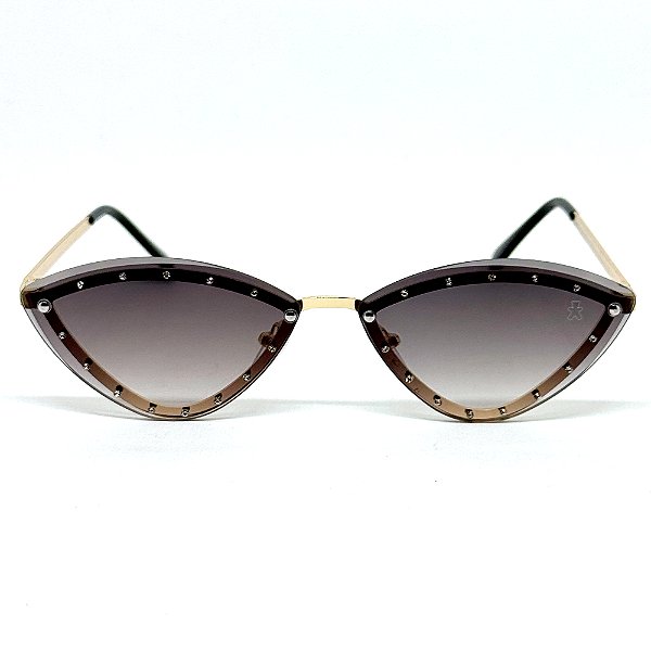 ÓCULOS DE SOL STAR - PRETO DEGRADÊ C/ DOURADO