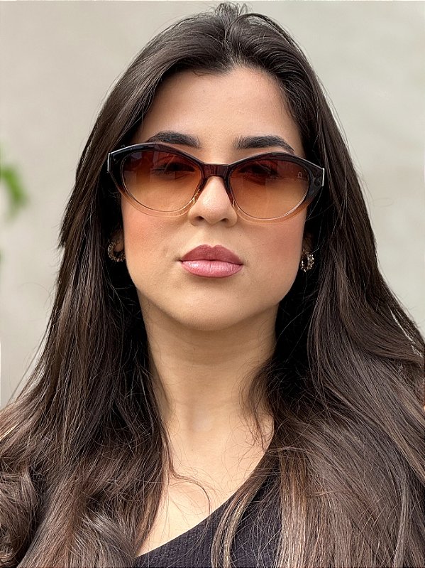 ÓCULOS DE SOL JENY - MARROM DEGRADÊ