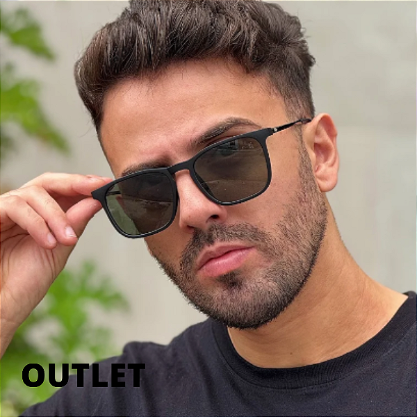 ÓCULOS JORN PRETO COM VERDE OUTLET (Pequenas Avarias)