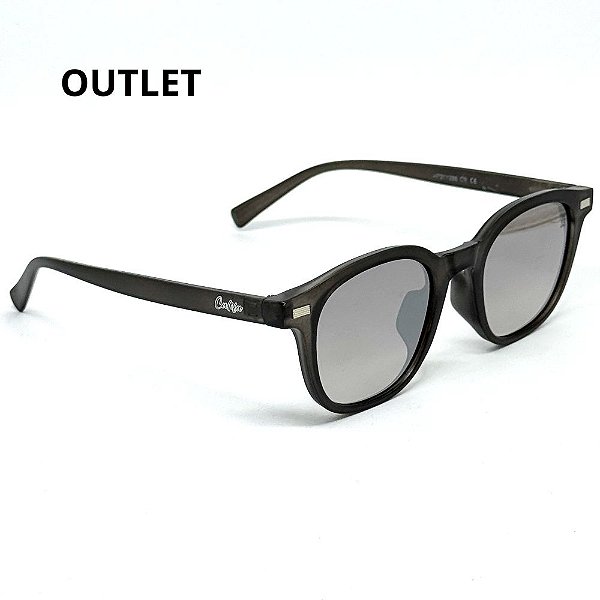 OUTLET ÓCULOS DE SOL DALLAS - FUMÊ COM PRATA ESPELHADO