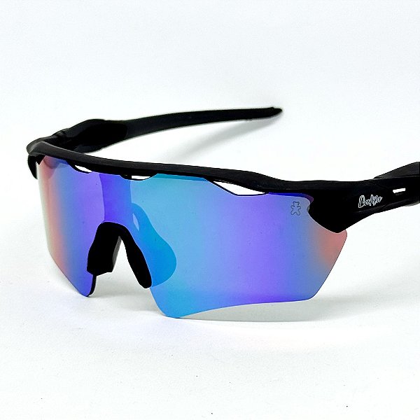 Óculos de Sol Esportivo Speed - Preto c/ Camaleão