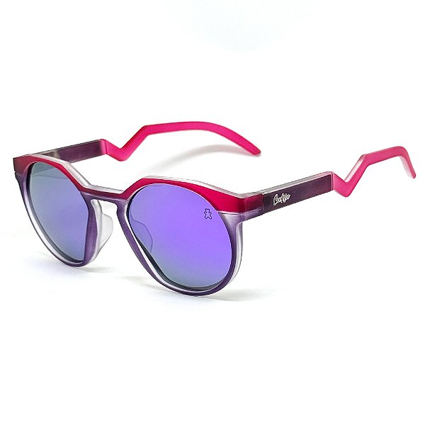 ÓCULOS DE SOL POLARIZADO BROKE - ROSA COM ROXO