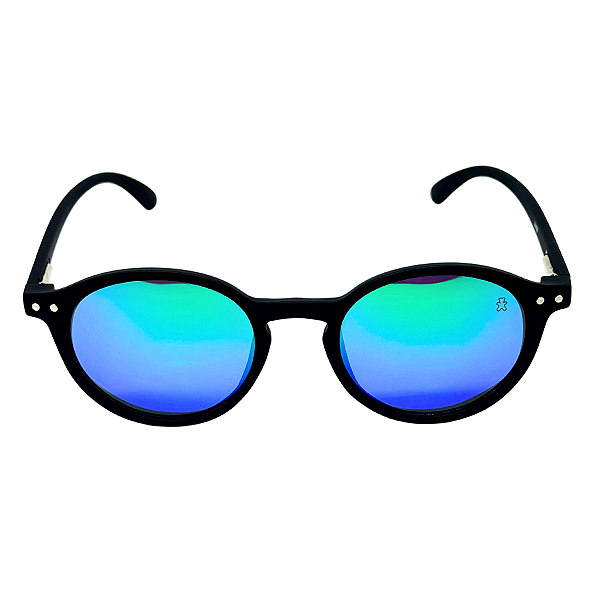 ÓCULOS DE SOL VIBES - PRETO COM CAMALEÃO ESPELHADO