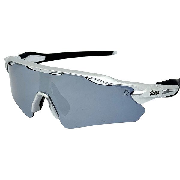 Óculos de Sol Esportivo Speed - Prata Espelhado