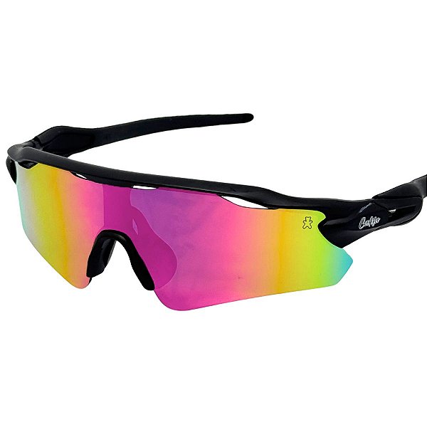 Óculos de Sol Esportivo Speed - Roxo C/ Cameleão Espelhado