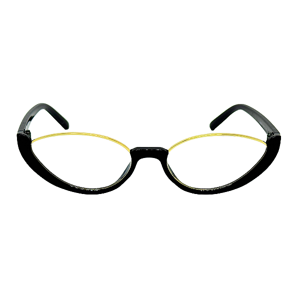Óculos de Sol Cat - Preto Transparente