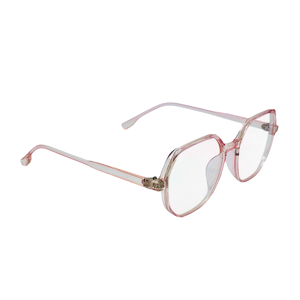 Óculos Geométrico Miralys - Rosa Cristal (Anti Blue)