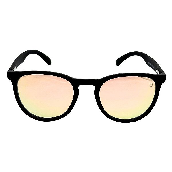 ÓCULOS DE FIESTA POLARIZADO - PRETO C/ ROSÊ ESPELHADO