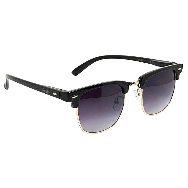 ÓCULOS DE SOL FRESNO - PRETO DEGRADÊ COM DOURADO