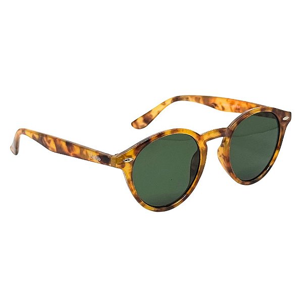 ÓCULOS DE SOL CALI - ANIMAL PRINT COM VERDE