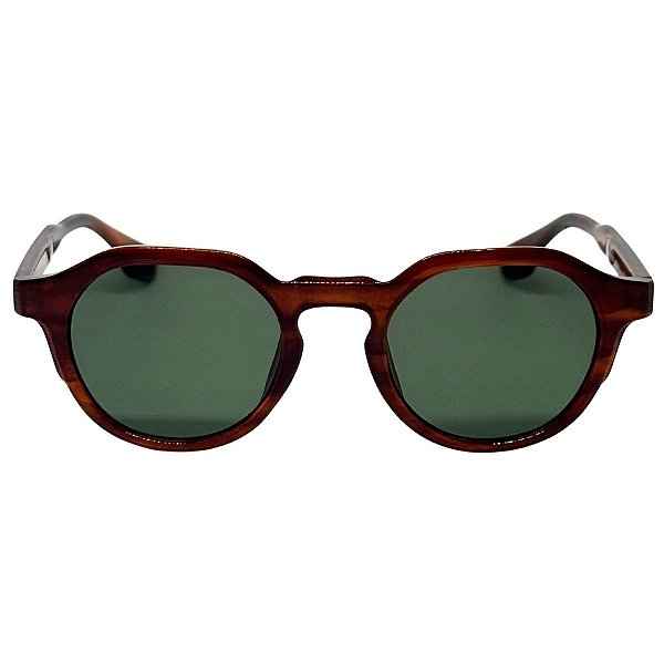 ÓCULOS DE SOL TULUM - MARROM COM VERDE