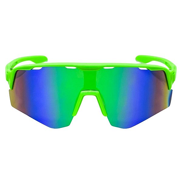 ÓCULOS DE SOL ESPORTIVO VEX - VERDE C/ CAMALEÃO