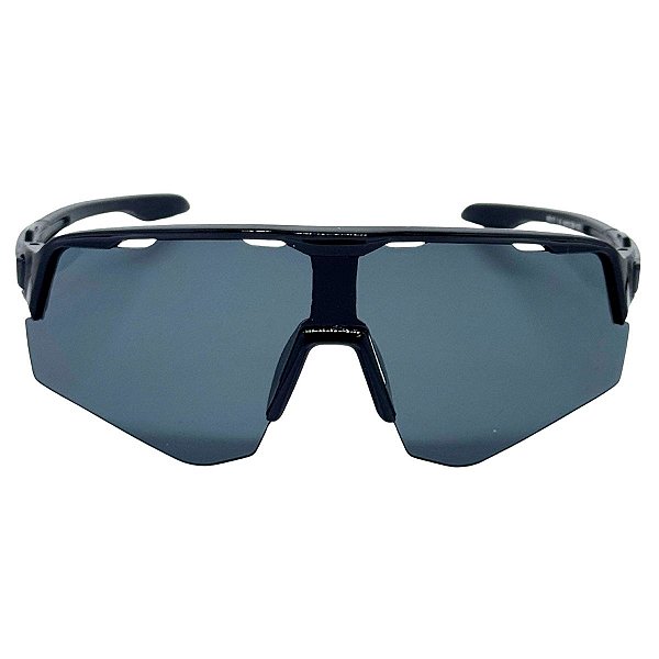ÓCULOS DE SOL ESPORTIVO VEX - PRETO BRILHANTE