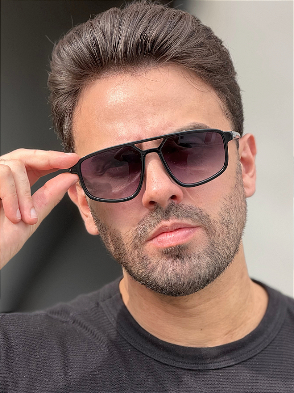 Óculos de Sol Aviador Urban - Preto Degradê