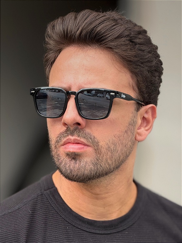 ÓCULOS DE SOL ALFA - PRETO