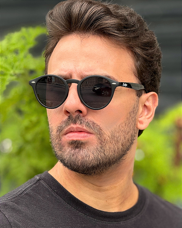 ÓCULOS DE SOL CALI - PRETO FOSCO C/HASTE BRILHANTE