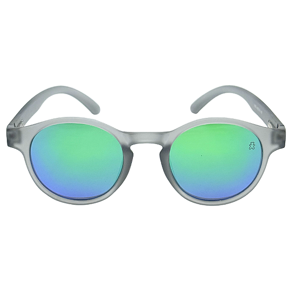 ÓCULOS DE SOL POLARIZADO CANCÚN - CINZA COM CAMALEÃO ESPELHADO
