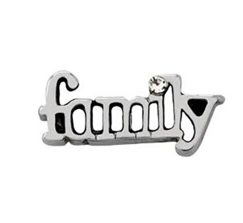 Charm - Family Escrito Prata Especial