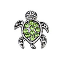Charm - Tartaruga com Cristal