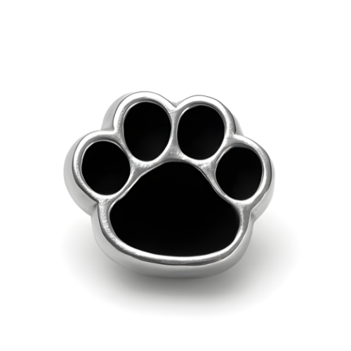 Charm - Pata Prata com preto