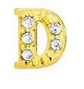 Charm - Letra D Ouro