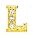 Charm - Letra L Ouro