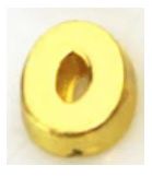 Charm - Letra O Ouro Liso