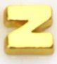 Charm - Letra Z Ouro Liso