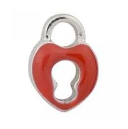 Charm - Cadeado Vermelho