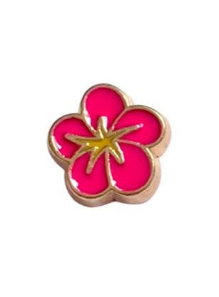 Charm - Hibisco Rosa Choque