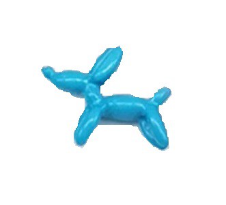 Charm - Cão de Balão Azul