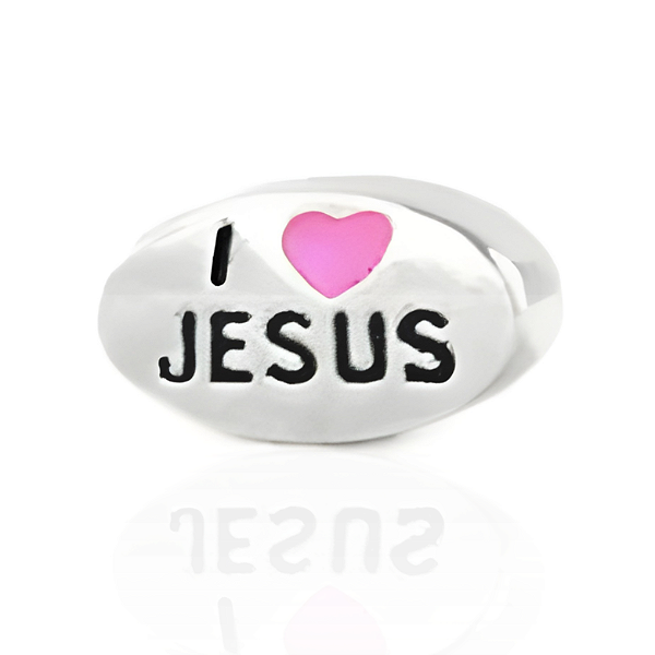 Charm - I Love Jesus Rosa