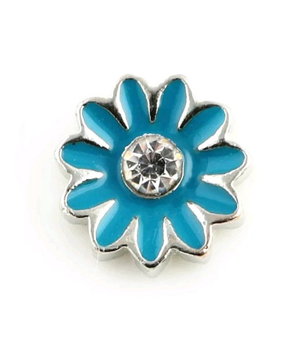 Charm - Margarida Azul Escura