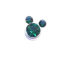 Charm - Orelha Mouse Verde Escuro