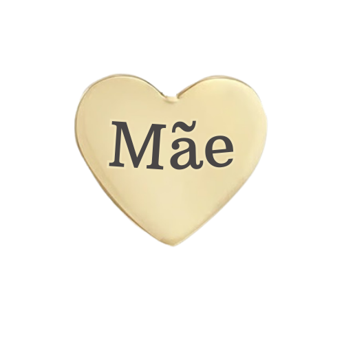 Charm - Coração Mãe OURO