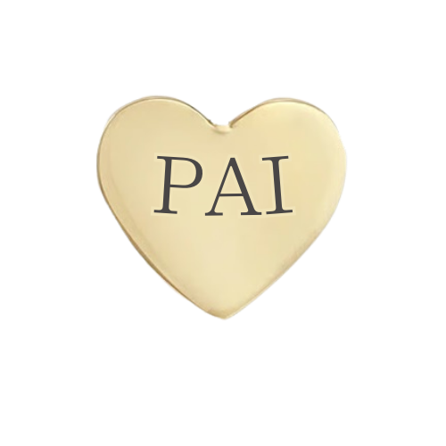 Charm - Coração Pai Ouro